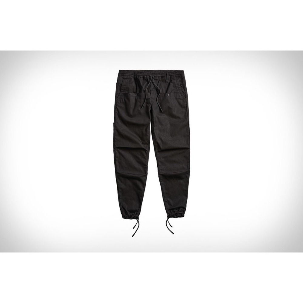 Vollebak Off Grid Trousers Joggers Pants in Black Canvas Men Small 32x30 NWOT